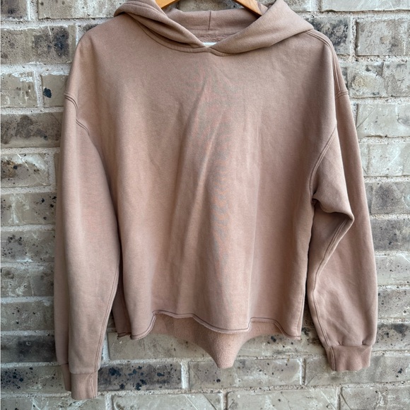 Abercrombie & Fitch Tops - Abercrombie & Fitch Cozy Tan Knit Cropped Sweater & Jogger Set Sz Medium